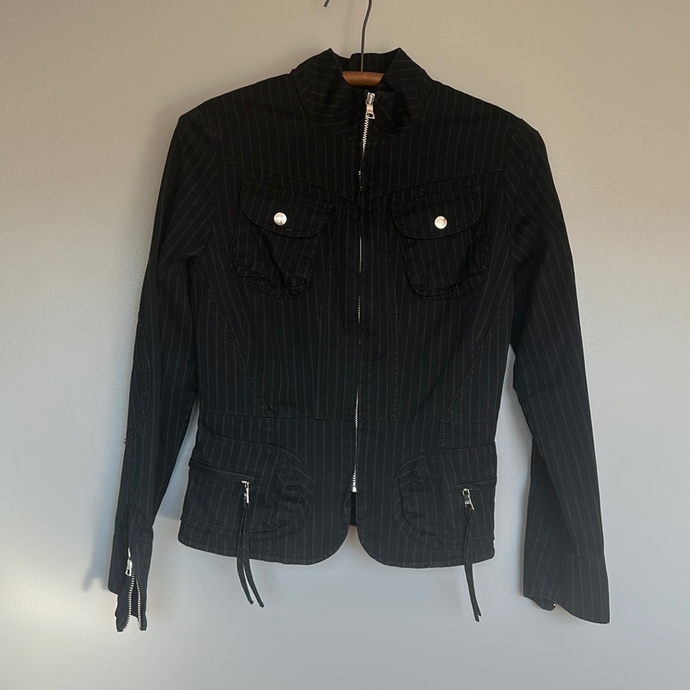 Banana republic pinstripe jacket Small